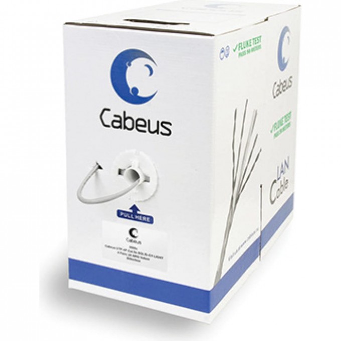 Одножильный кабель CABEUS UTP-4P-Cat.5e-SOLID-GY-LIGHT 1472572
